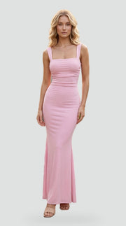 Evening Square Neck Maxi Dress