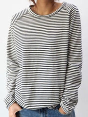 Striped Long Sleeve Top