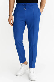Structured Cotton-Blend Men's Pants