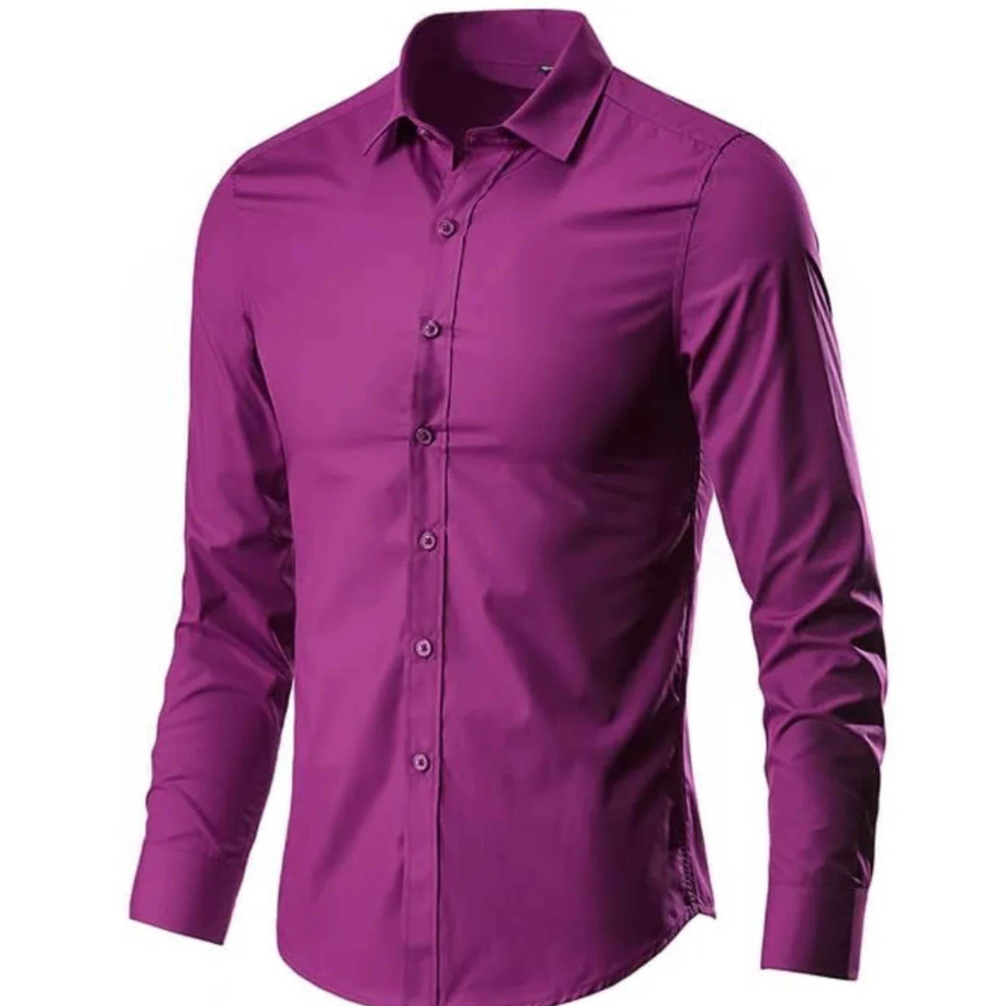 Chemise Cassien ajustée pour homme, coupe structurée et ligne moderne adaptée aux tenues polyvalentes.