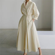 Women's Wedding Guest Wrap Collared Maxi Dress Style Bridal