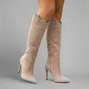 Evening Wear Knee-High Stiletto Boots