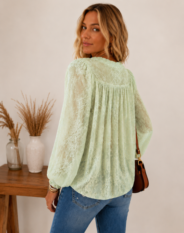 Lace Bohemian Blouse