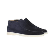 Suede Slip-On Ankle Boots