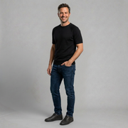 Crew Neck Short Sleeve Knit Tee