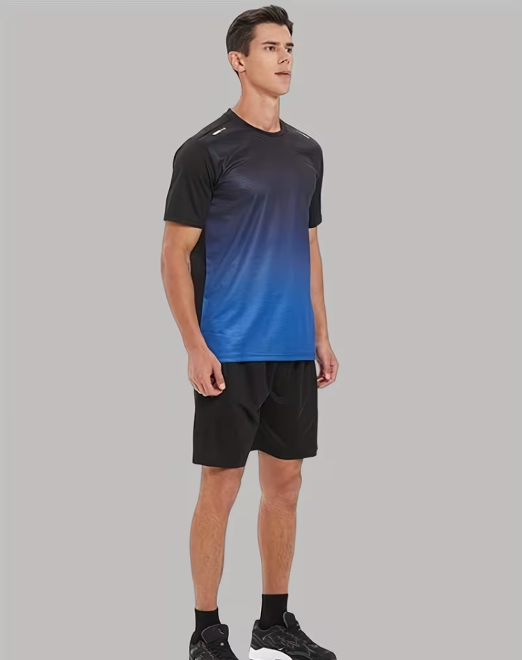 Men's Quick-Dry Sports Set Fabric Training Running