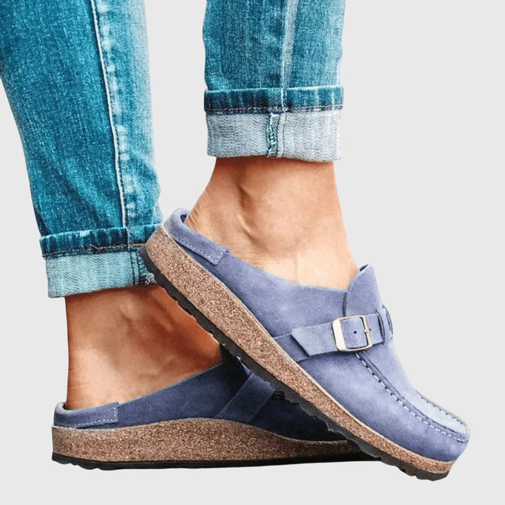 Orthopedic Slip-On Clogs with Buckle