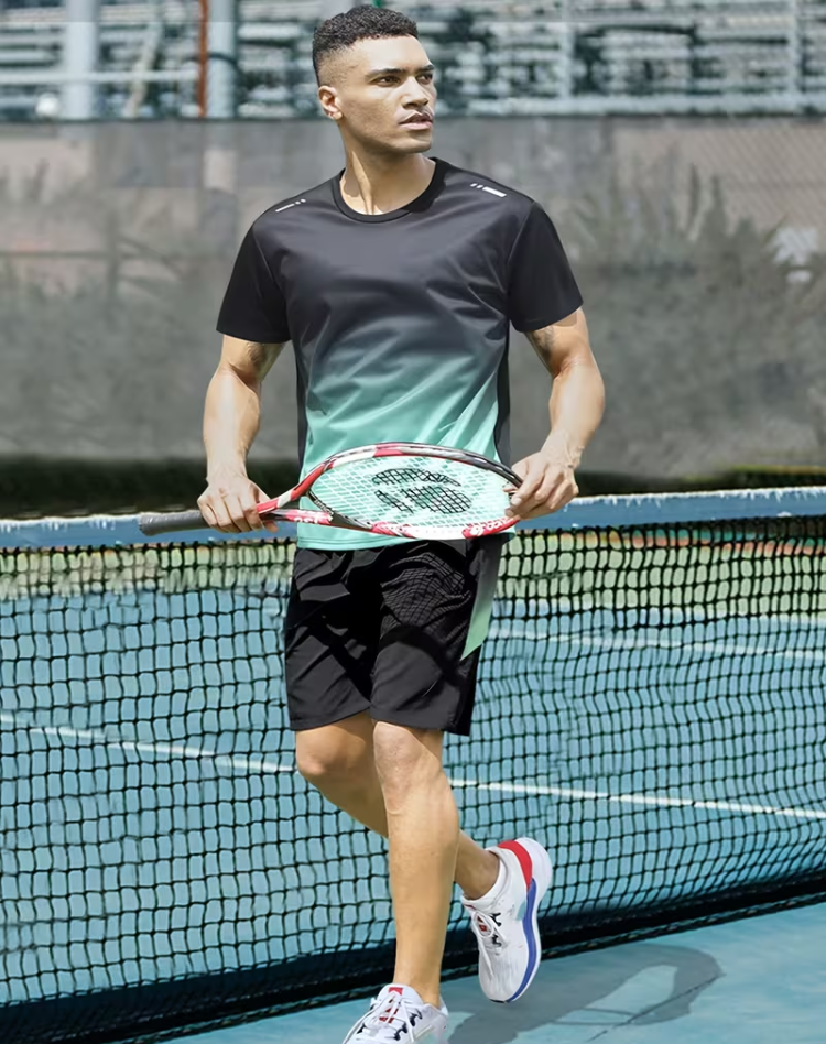 Men's Quick-Dry Sports Set Fabric Training Running