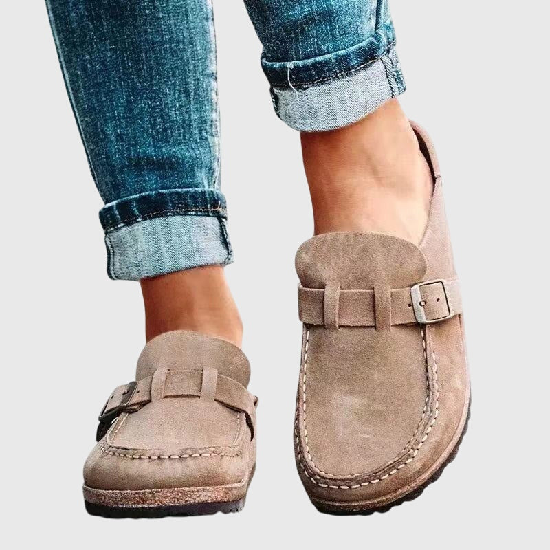 Orthopedic Slip-On Clogs with Buckle
