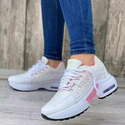 Lace-Up Mesh Air Cushion Sneakers