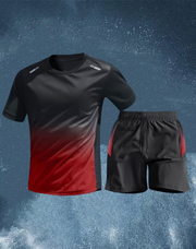 Men's Quick-Dry Sports Set Fabric Training Running