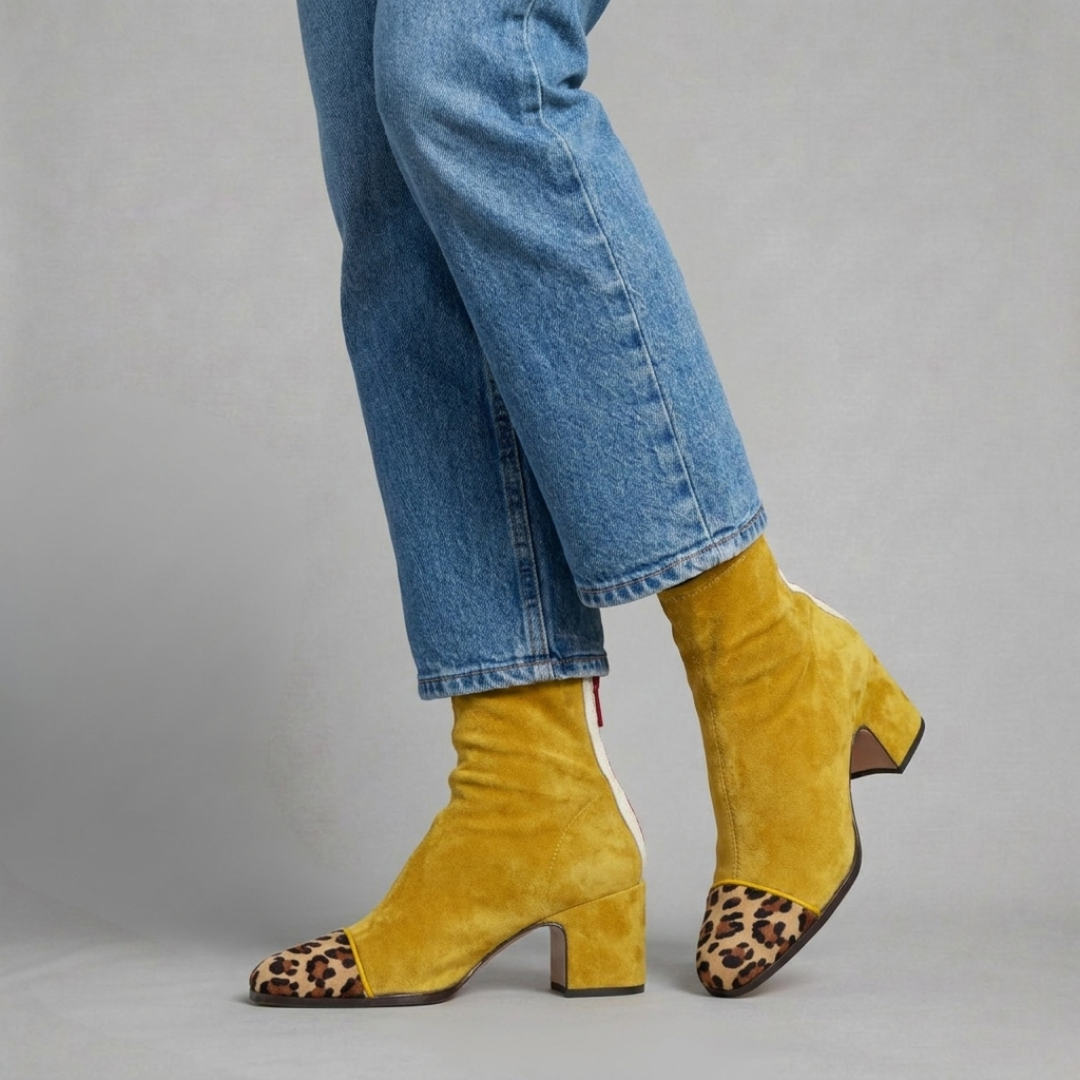 Ankle Boot with Block Heel