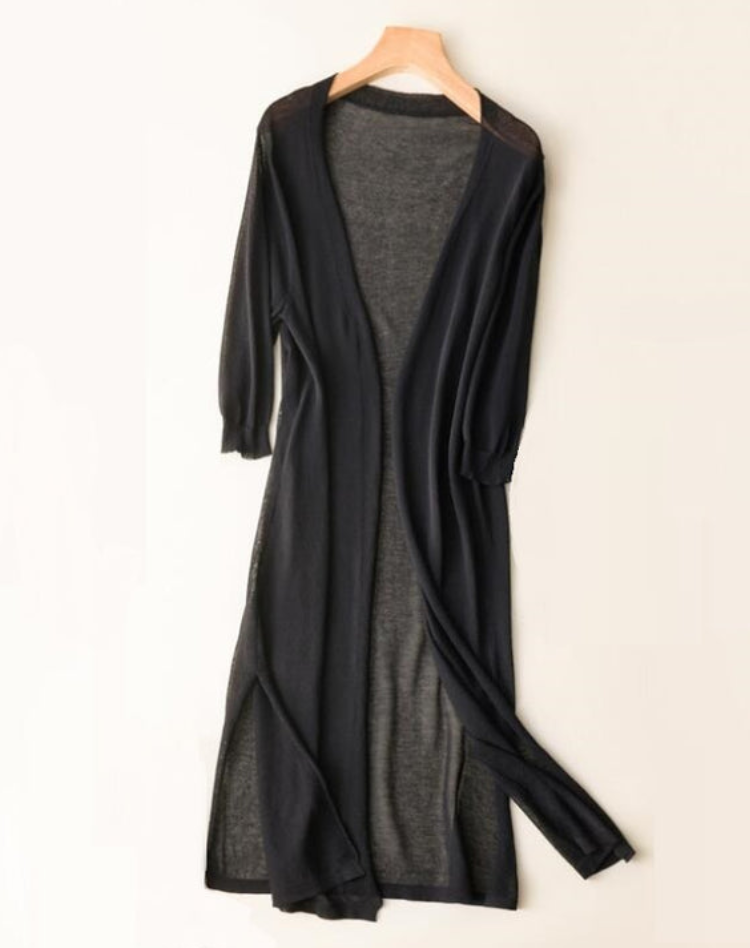 Women's Cardigan – Soft Knit – Best Summer Cardigan for Open Back Style