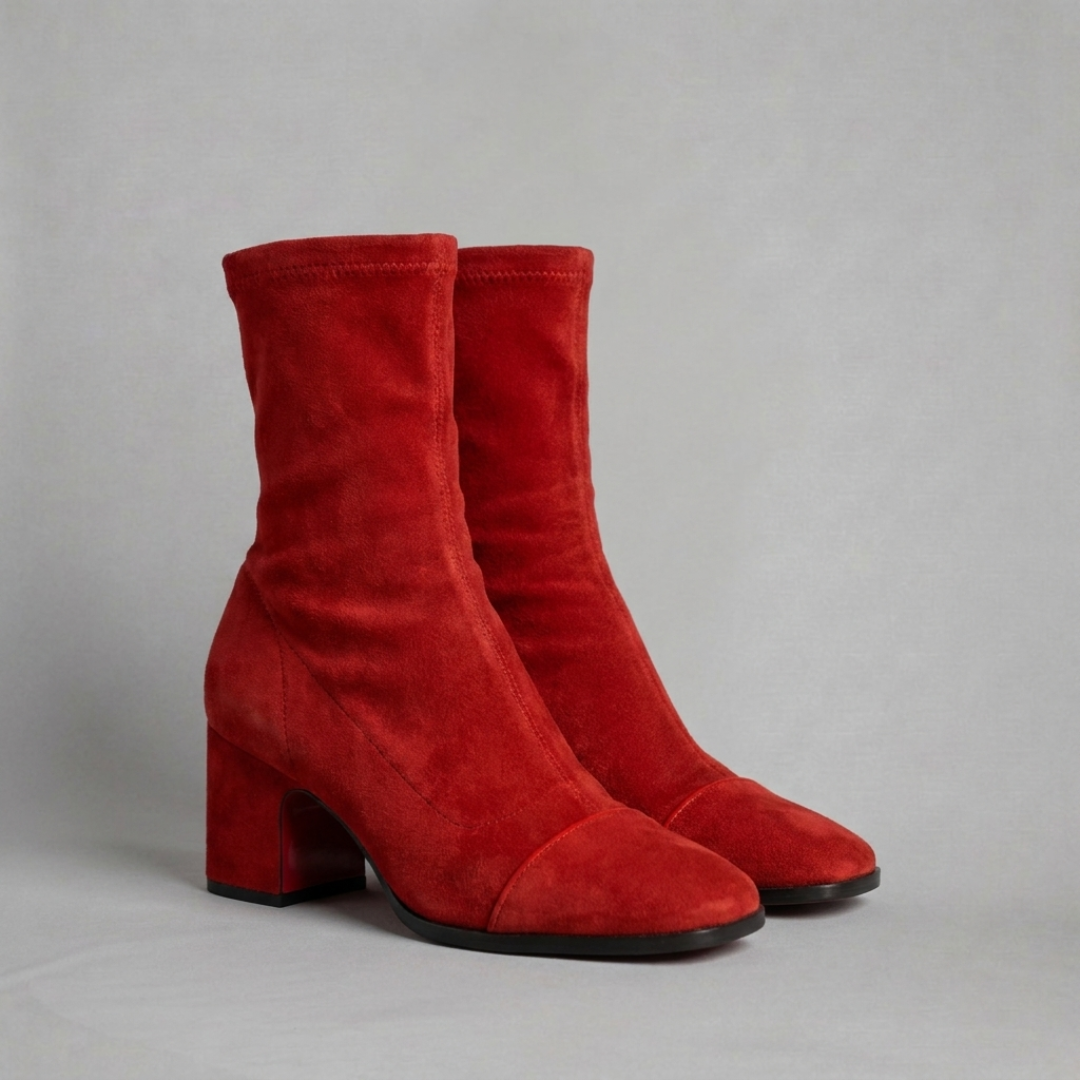 Ankle Boot with Block Heel