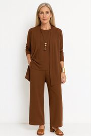 Relaxed 3-Piece Set with Necklace