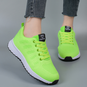 Breathable Mesh Lace-Up Sneakers