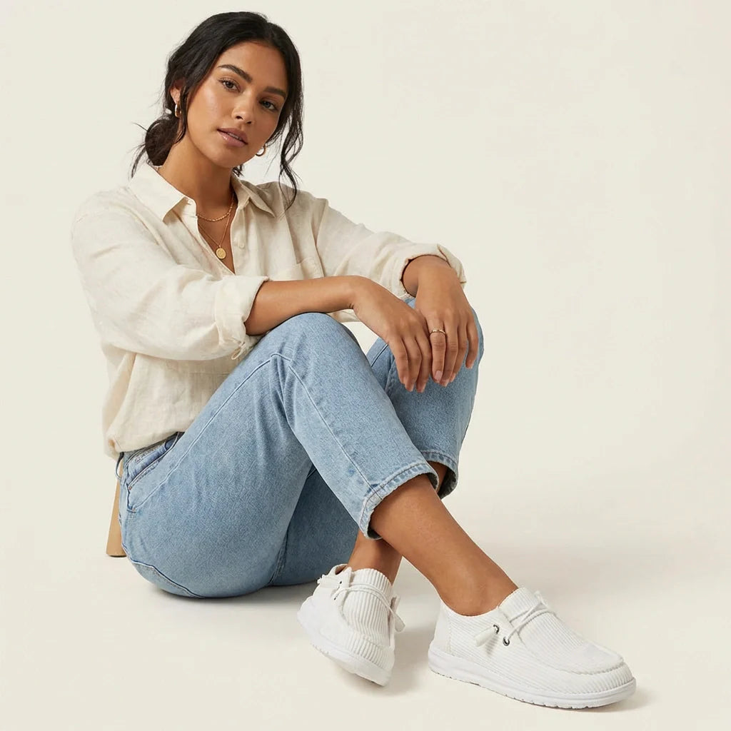 Slip-On Casual Loafers with Flexible Sole