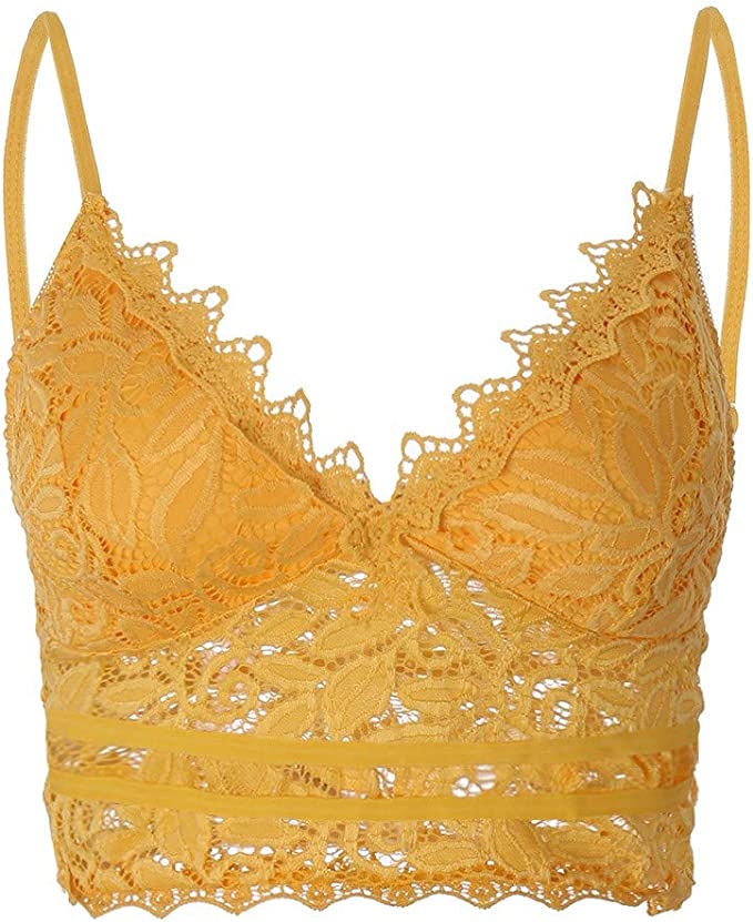 Lace V-Neck Crop Top