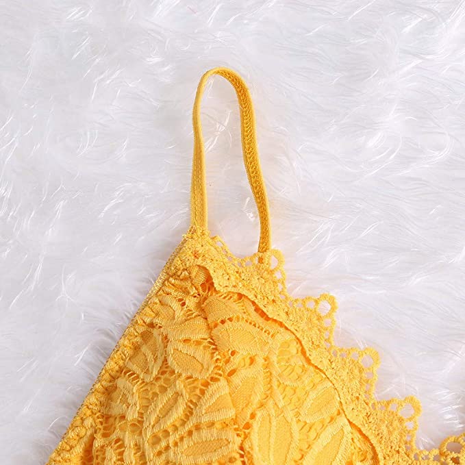 Lace V-Neck Crop Top