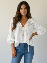 Lace Bohemian Blouse