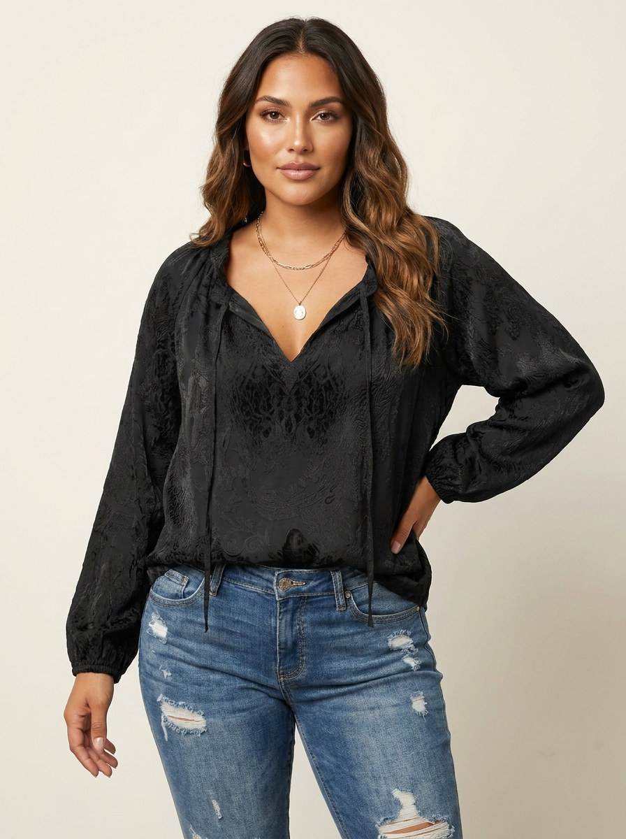 Lace Bohemian Blouse