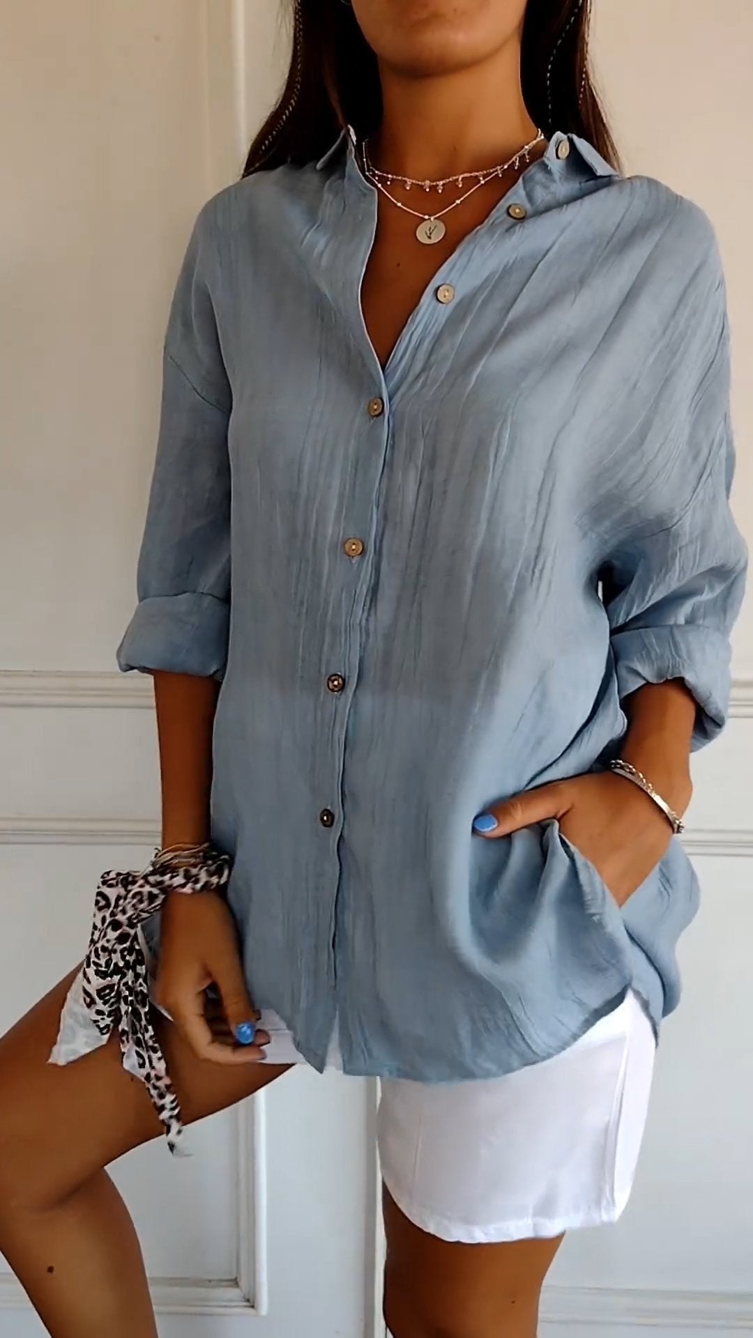 Button-Up Long Sleeve Shirt
