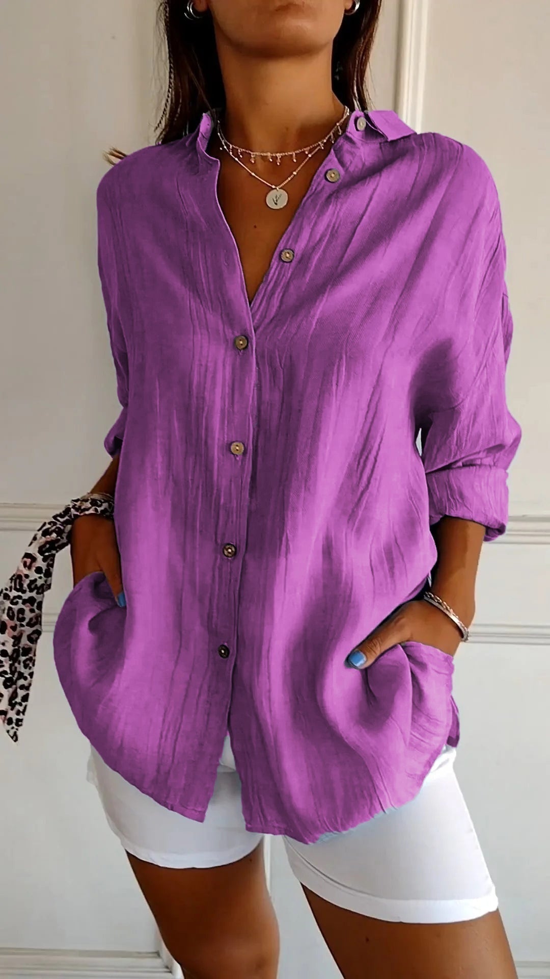 Button-Up Long Sleeve Shirt