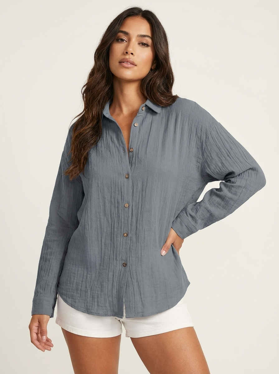 Button-Up Long Sleeve Shirt
