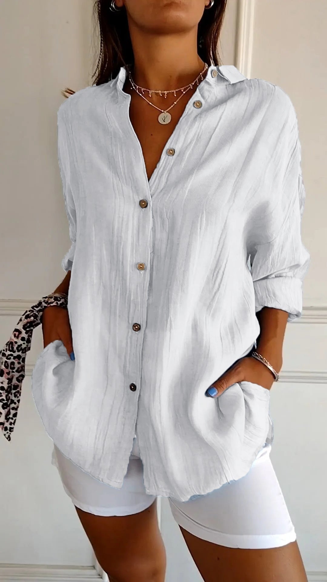 Button-Up Long Sleeve Shirt