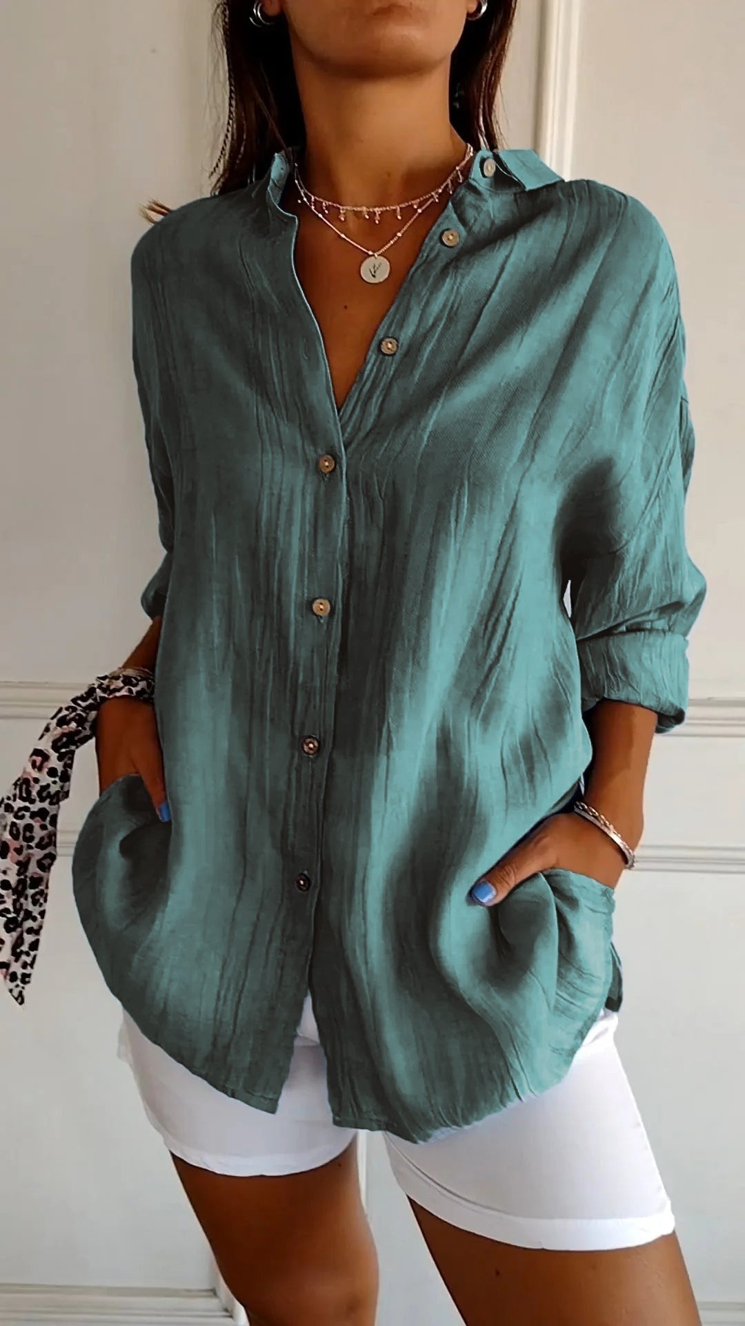 Button-Up Long Sleeve Shirt