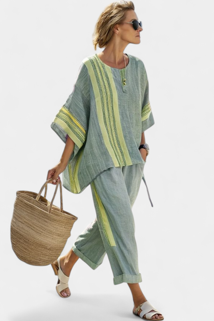 Lightweight Lavender Linen Set