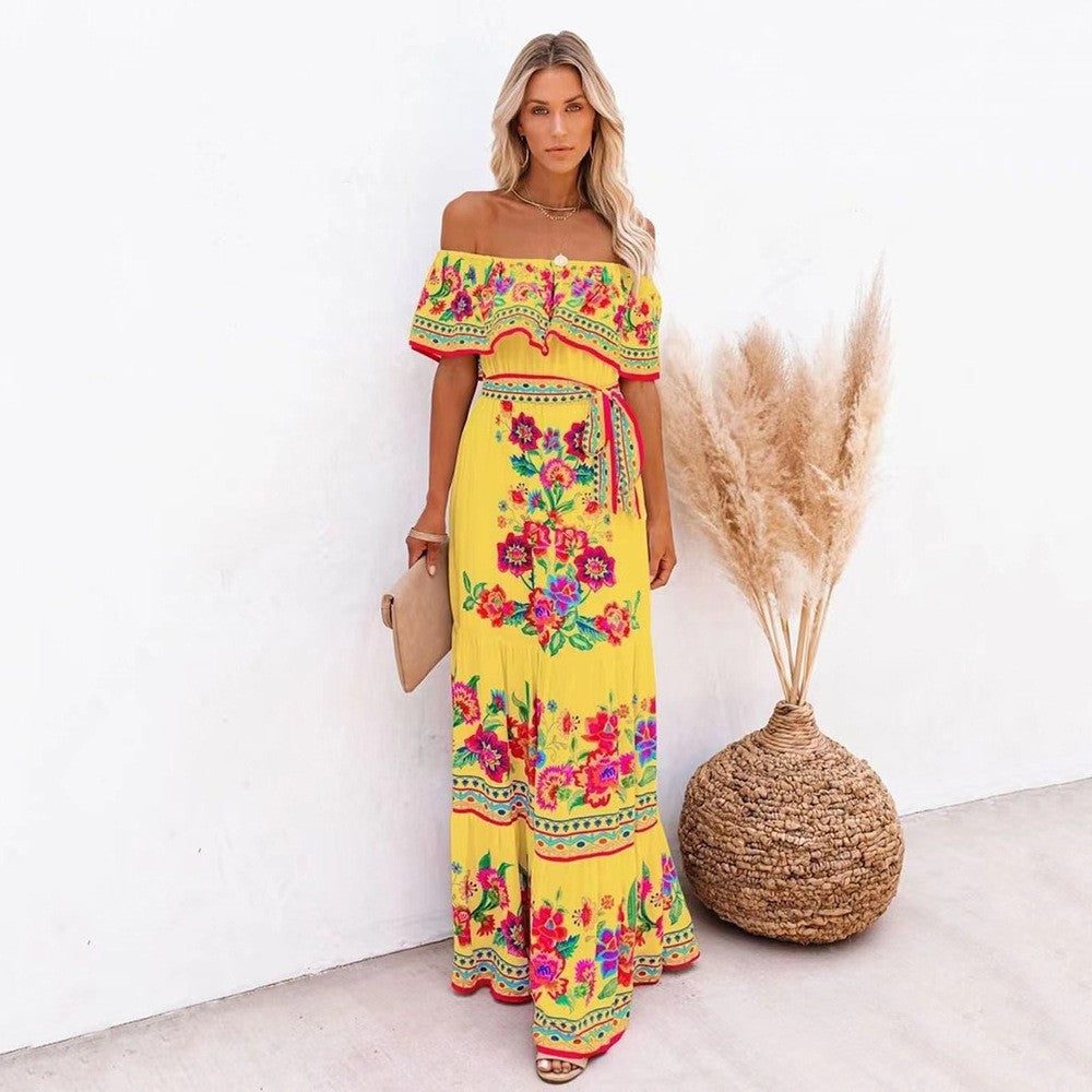 Wedding V-Neck Satin Midi Dress Bridal Guest Attire