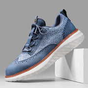Platform Lace-Up Walking Sneakers
