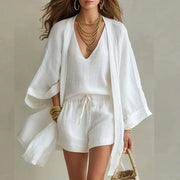 Airy Linen Three-Piece Set