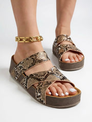 Handmade Woven Braided Platform Sandals Summer