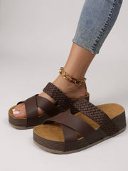 Braided Platform Sandals
