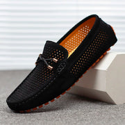 Breathable Lace Slip-On Loafers