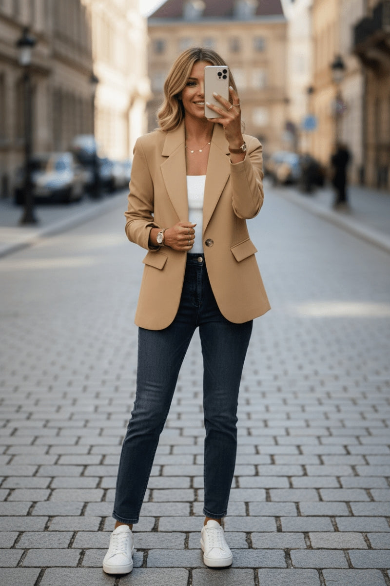 Cotton Blazer for Effortless Elegance and Versatility 4