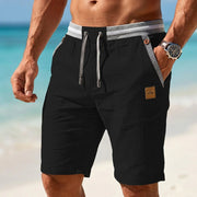 Breezy Drawstring Summer Shorts Lightweight Fabric Casual Wear Wedding Breathable