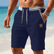 Breezy Drawstring Summer Shorts Lightweight Fabric Casual Wear Wedding Breathable
