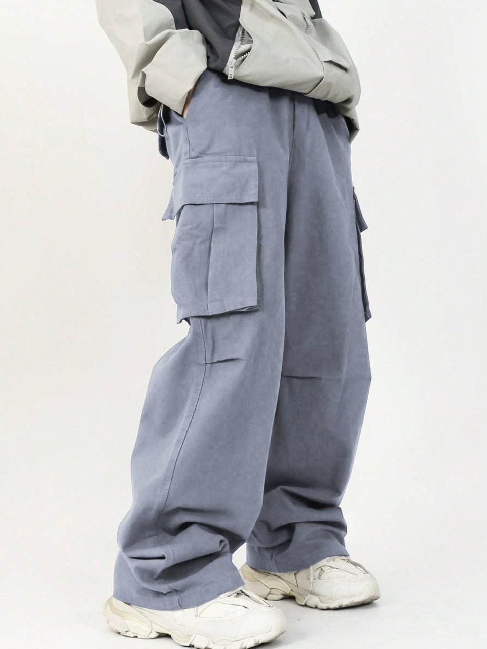 Men's Baggy Cargo Pants with Pockets