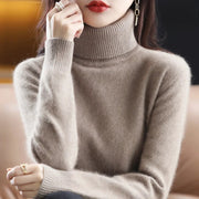Cashmere Turtleneck Sweater for Women's Warmth and Comfort