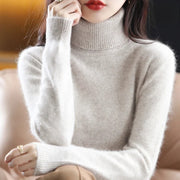 Cashmere Turtleneck Sweater for Women's Warmth and Comfort