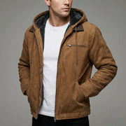 Insulated Winter Jacket with Utility Zipper Pockets for Men