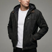 Insulated Winter Jacket with Utility Zipper Pockets for Men