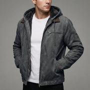 Insulated Winter Jacket with Utility Zipper Pockets for Men