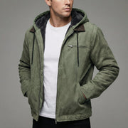 Insulated Winter Jacket with Utility Zipper Pockets for Men