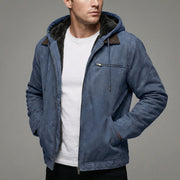 Insulated Winter Jacket with Utility Zipper Pockets for Men