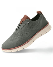Comfortable Lace-Up Sneakers Breathable Knit Casual Wear