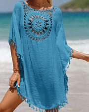 Women's Swimwear Cover Up – Crochet Style – Beach Cover Ups